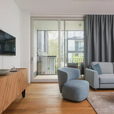 アパート Marina Seeflair Saarow Mit Pool & Sauna バート・ザーロー